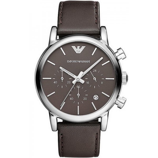 armani luigi chronograph watch