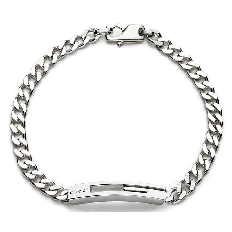mens silver gucci bracelets