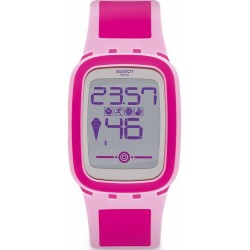 Swatch Damenuhr Digital Touch Zero One Pinkzero SUVP100