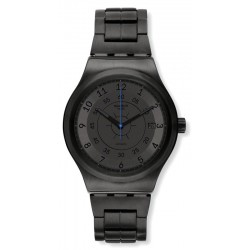 Swatch Herrenuhr Irony Sistem51 Sistem Dark Automatik YIB401G