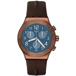 Swatch Herrenuhr Irony Chrono Back To Copper YVC100