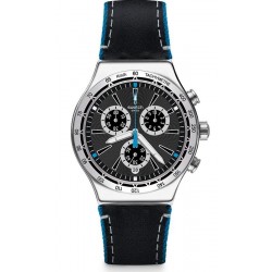 Swatch Herrenuhr Irony Chrono Blue Details YVS442