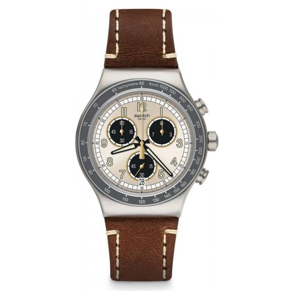 Buy Swatch Men's Watch Irony Chrono Rhum YVS455