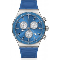 Swatch Herrenuhr Irony Chrono Blue Is All YVS485